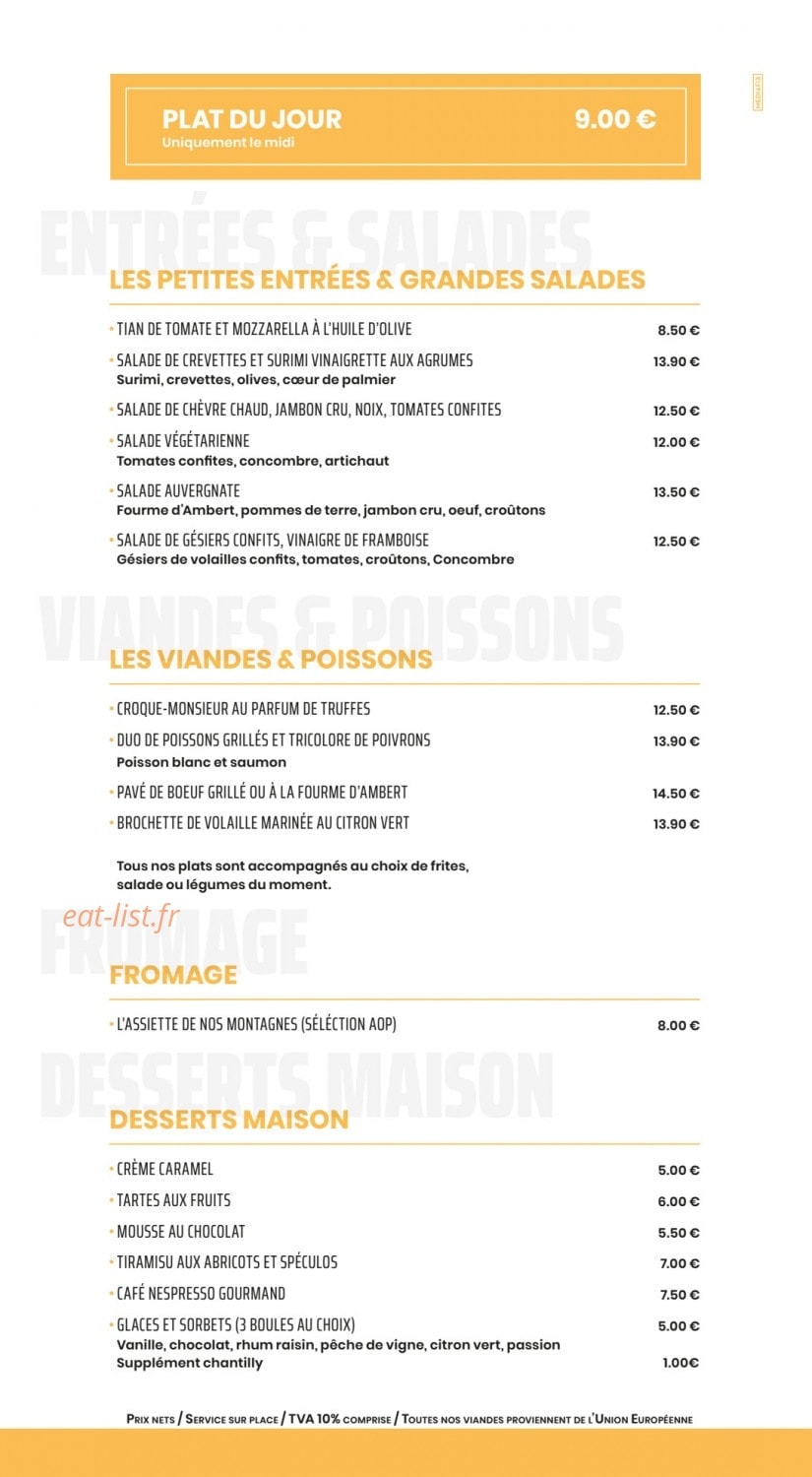 Les Artistes — carte page 4