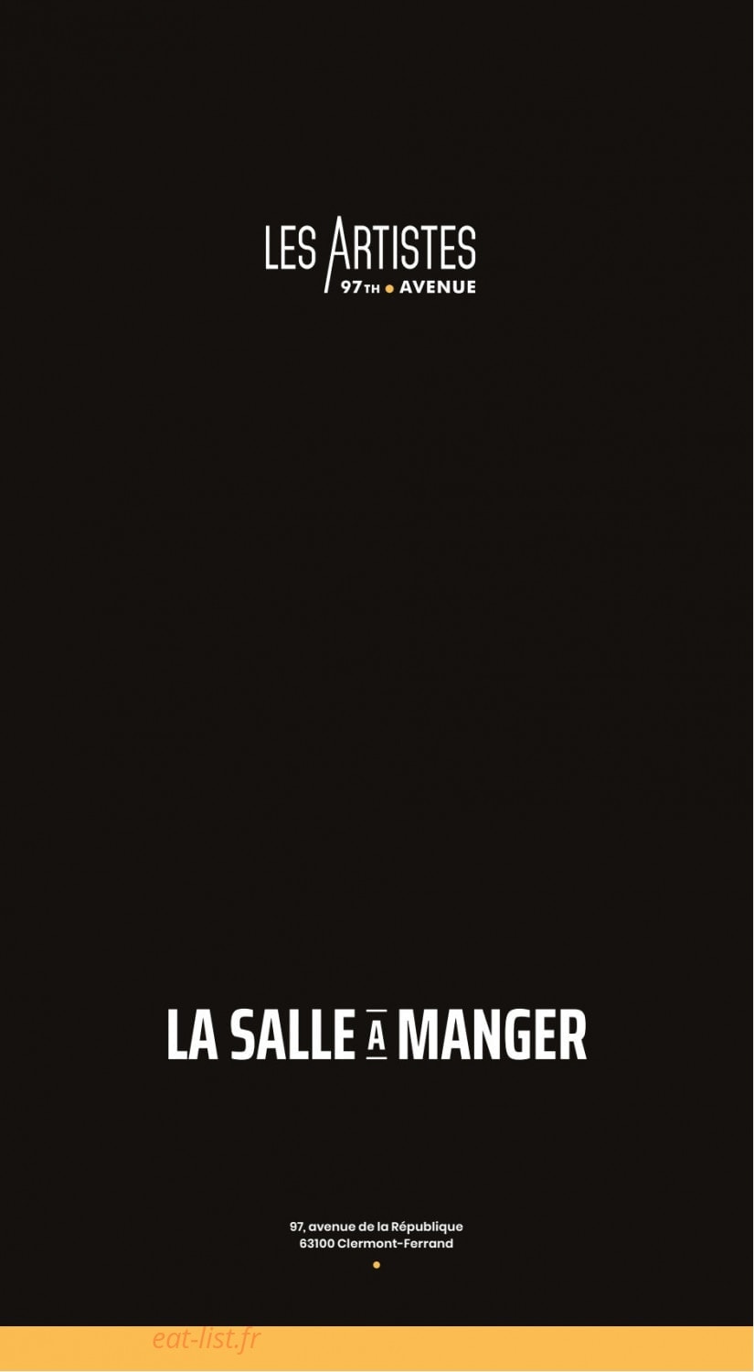 Les Artistes — carte page 1