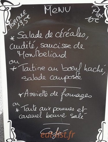 Les Canailles — carte page 1