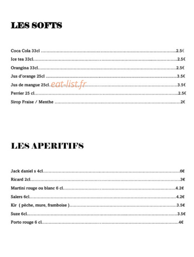 Les Ruelles de Marrakech — carte page 3