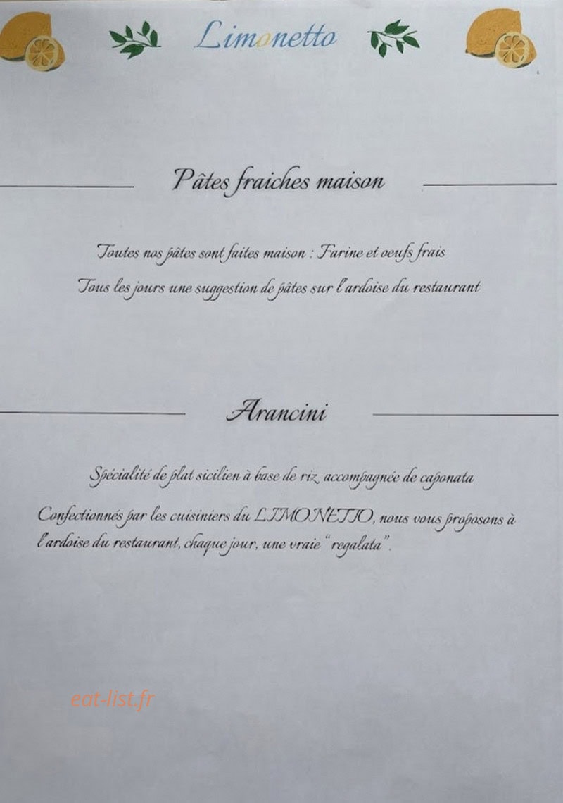 Limonetto — carte page 1