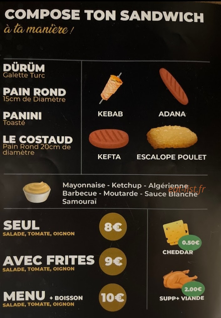 M.I.S Burgers — carte page 2