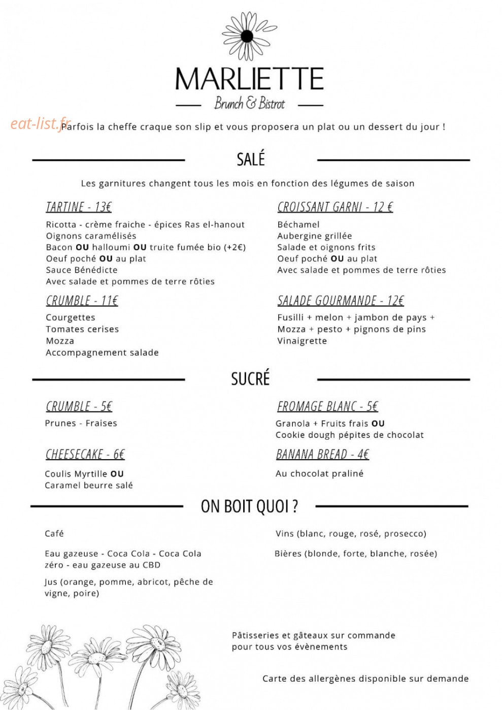 Marliette — carte page 2