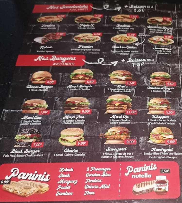 Maxi Tacos — carte page 2