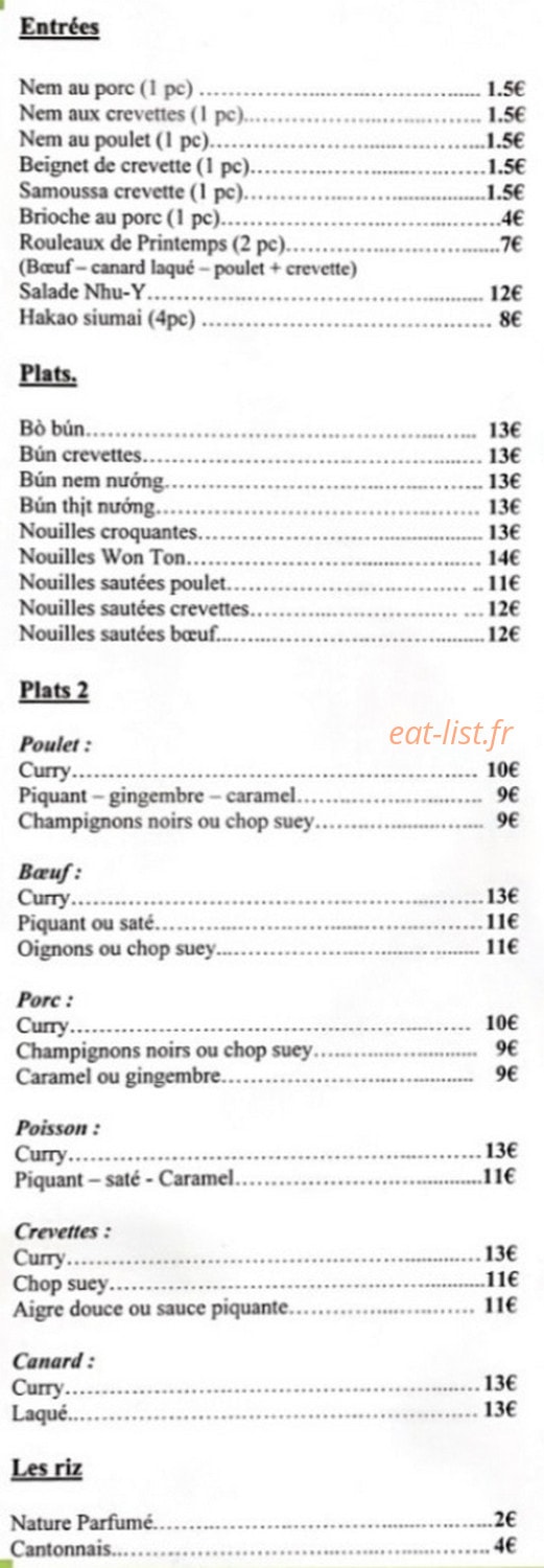 Nhu Y — carte page 1