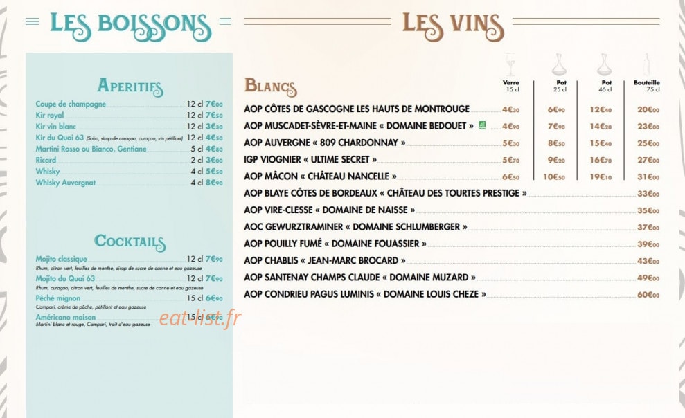 Quai 63 — carte page 4