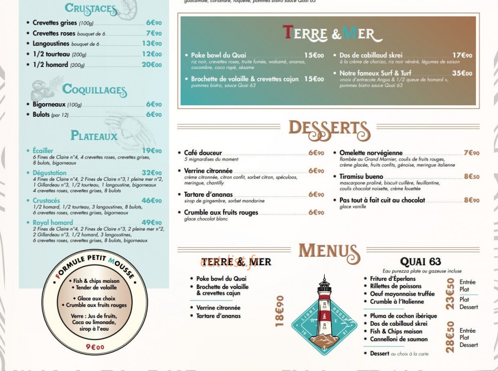 Quai 63 — carte page 3