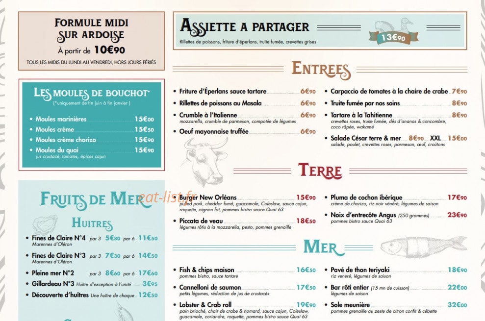 Quai 63 — carte page 2