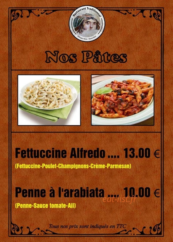 Restaurant Antep — carte page 4