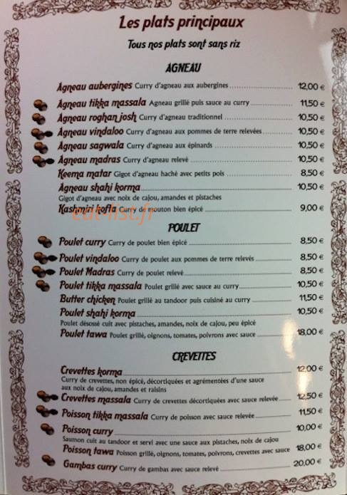 Restaurant Kazmia — carte page 6