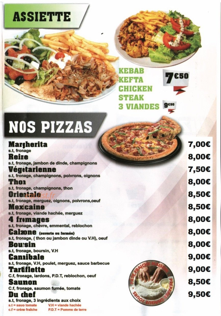 Royal Kebab — carte page 2
