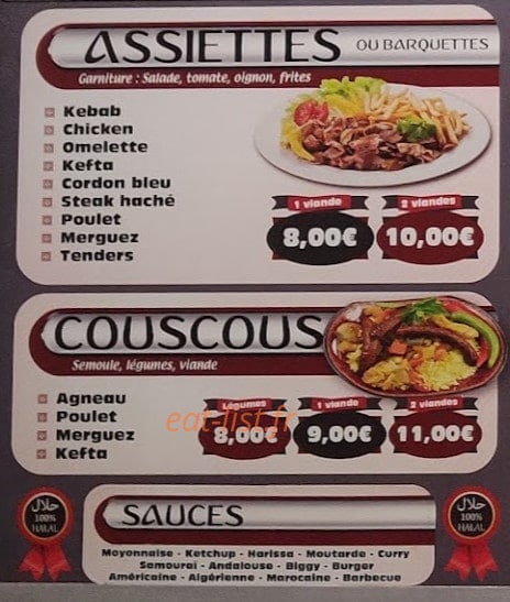 Salé Sucré — carte page 2