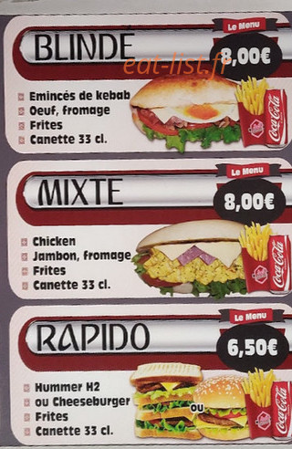 Salé Sucré — carte page 6
