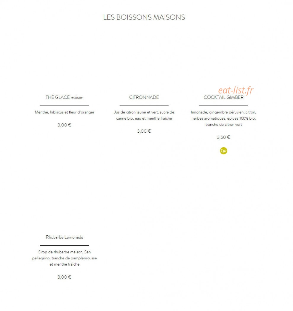 Soho Corner — carte page 12
