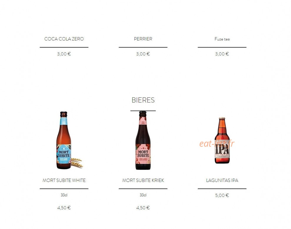 Soho Corner — carte page 10