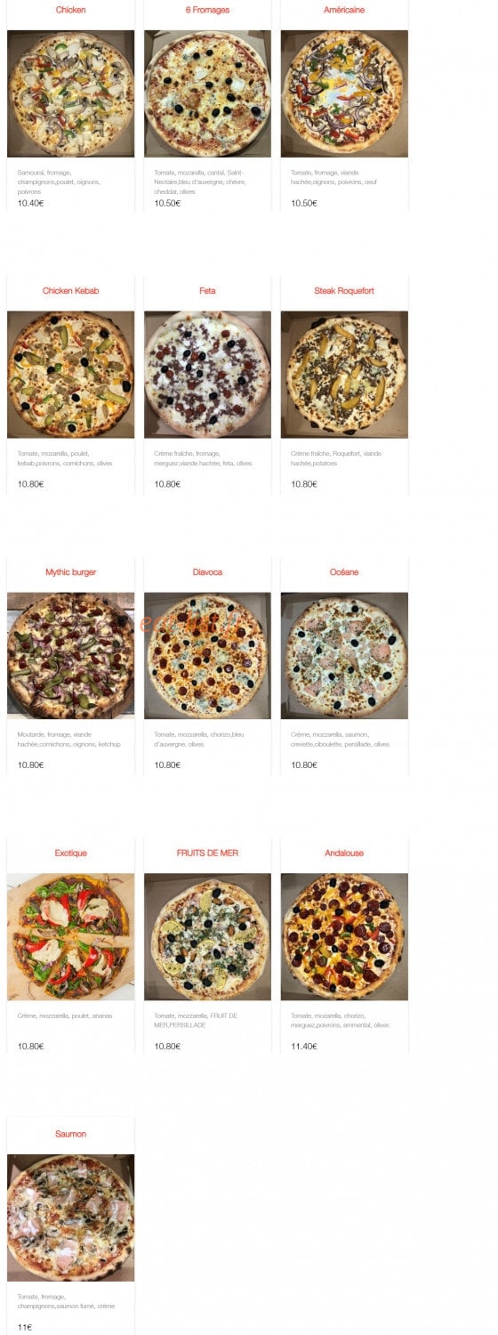 Speed'zza — carte page 3