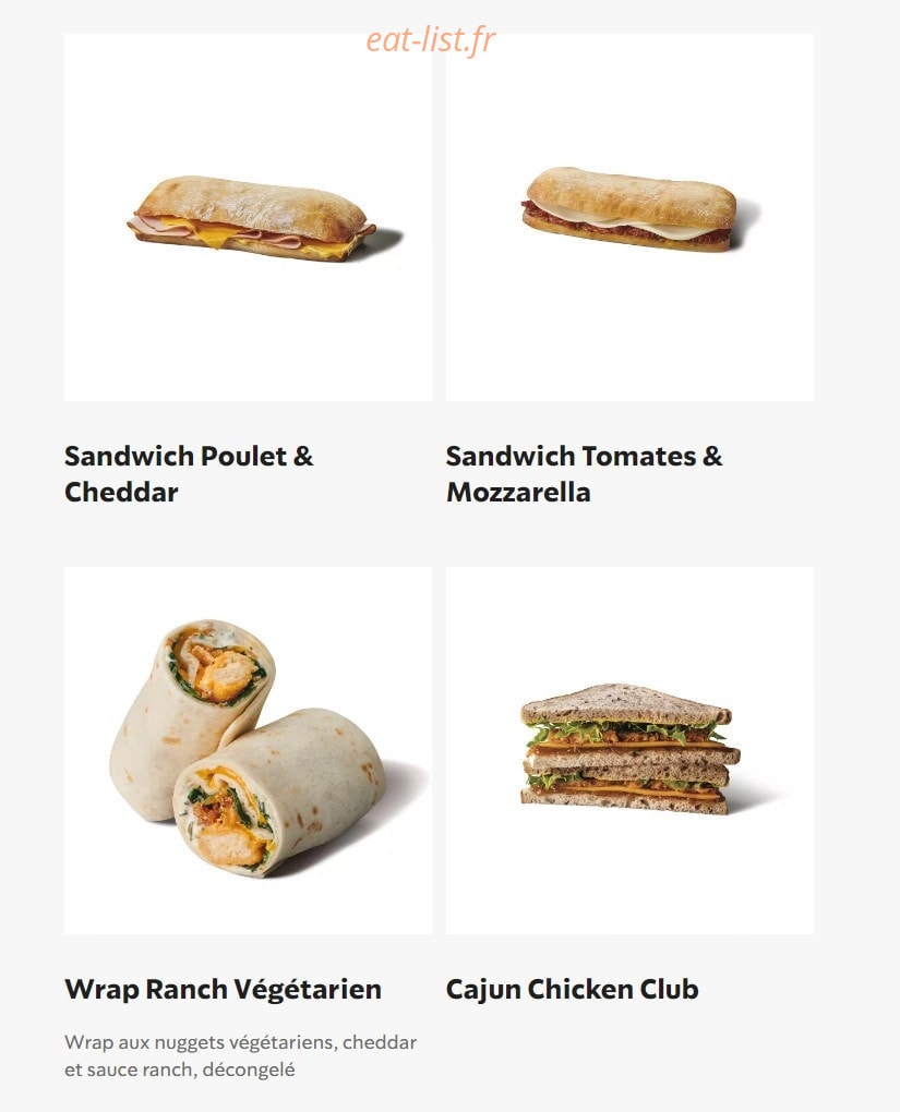 Starbucks Coffee — carte page 8