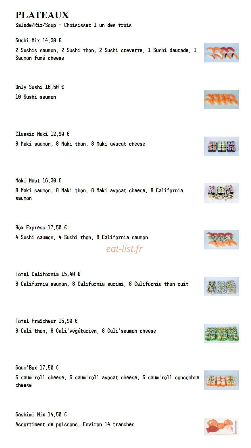 Sushi Spot — carte page 6