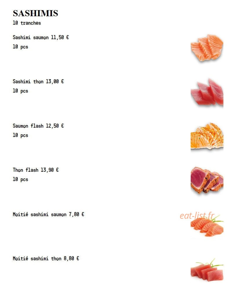 Sushi Spot — carte page 11