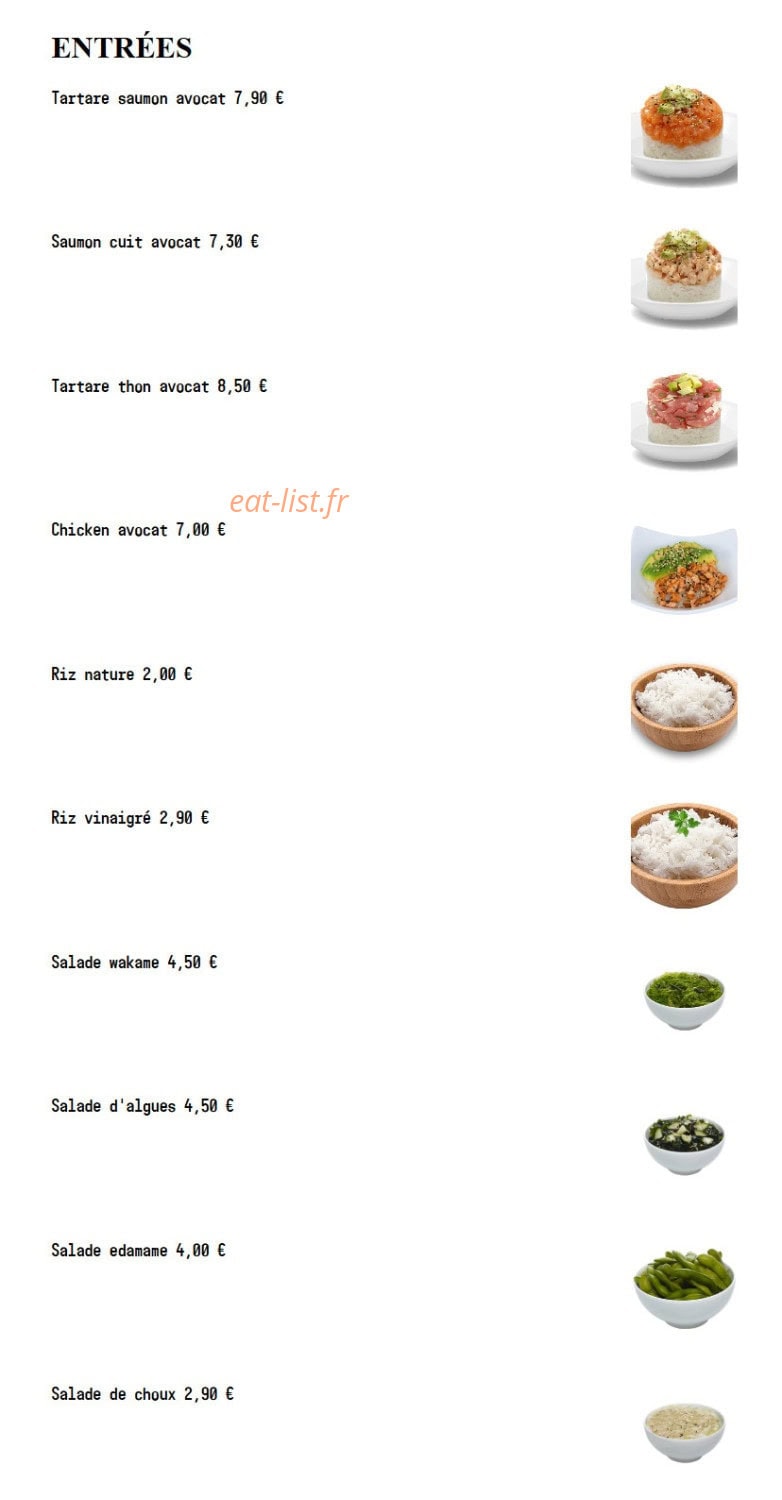 Sushi Spot — carte page 2