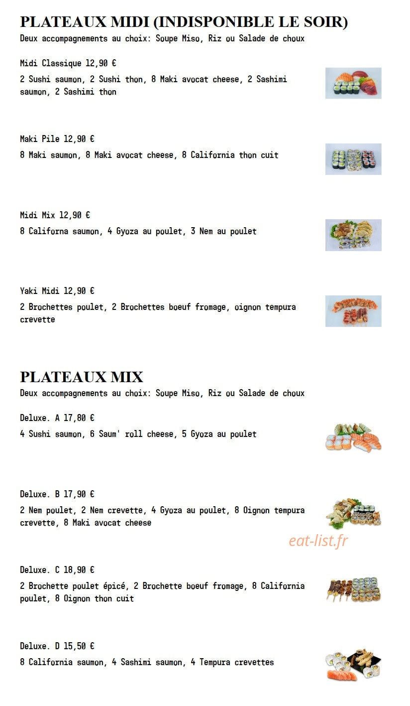 Sushi Spot — carte page 5