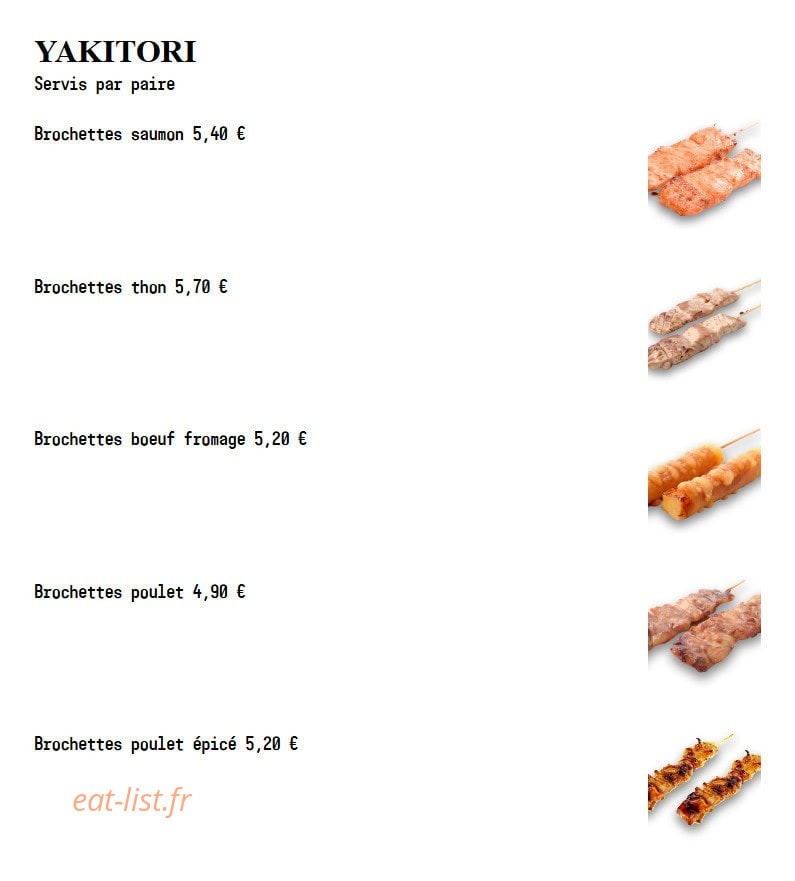 Sushi Spot — carte page 13