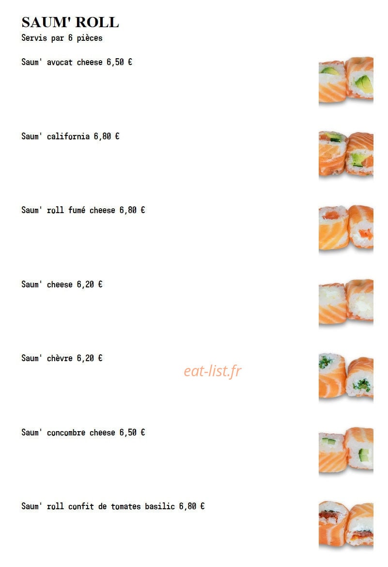 Sushi Spot — carte page 23