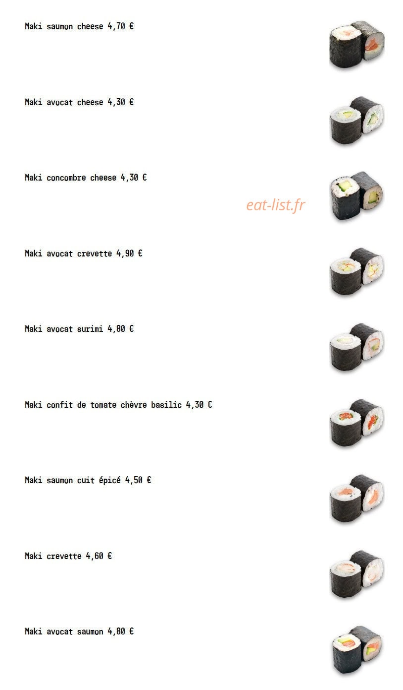 Sushi Spot — carte page 15