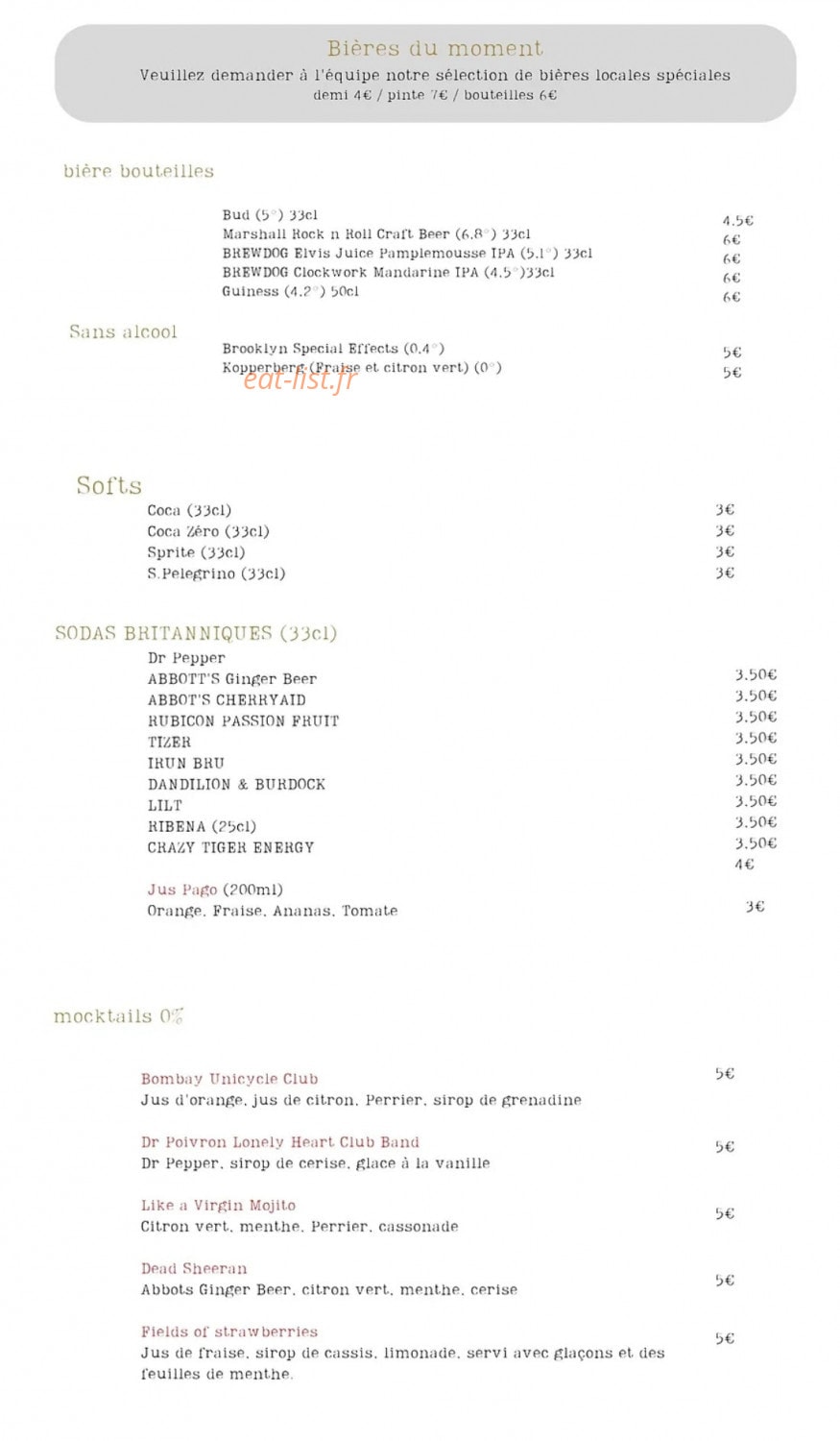 The British Book Club — carte page 6