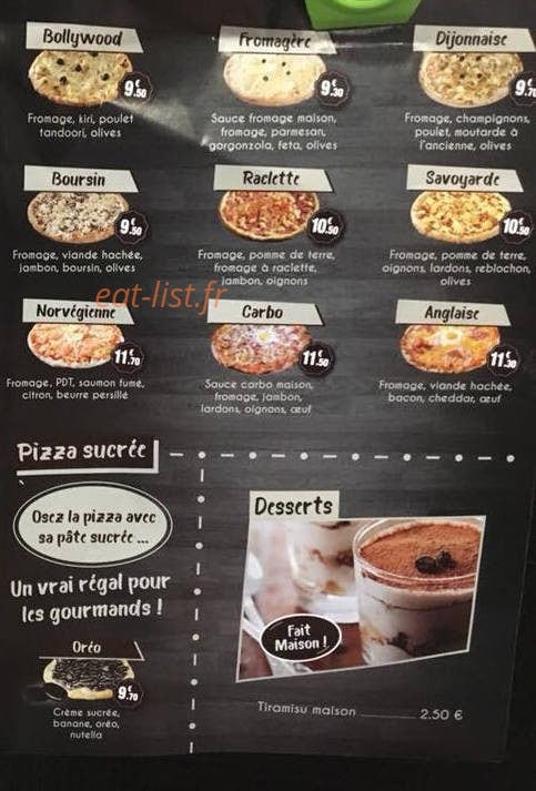 Una Pizza — carte page 2