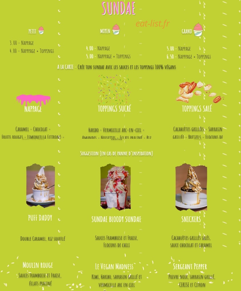 Vegan Madness — carte page 3