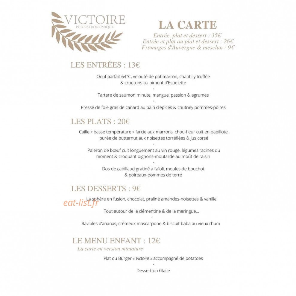 Victoire — carte page 1