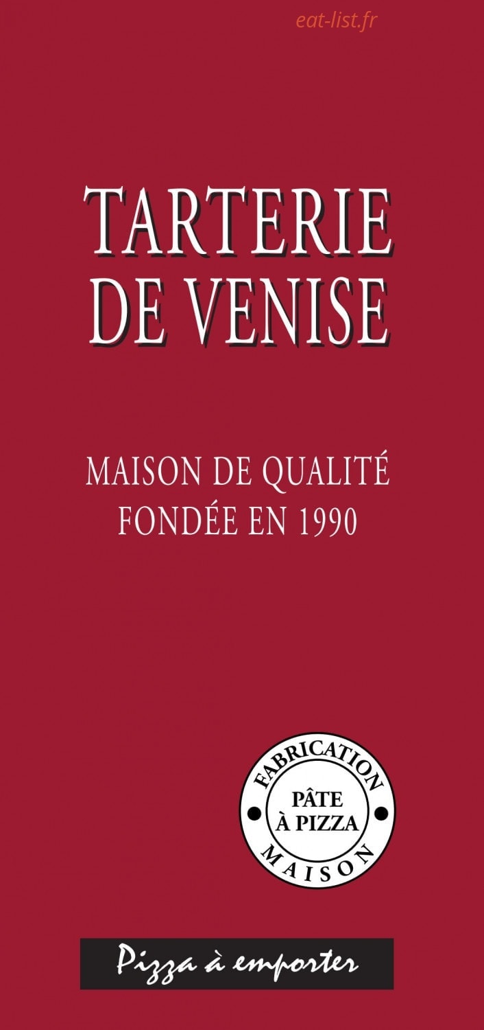Tarterie de Venise — carte page 1