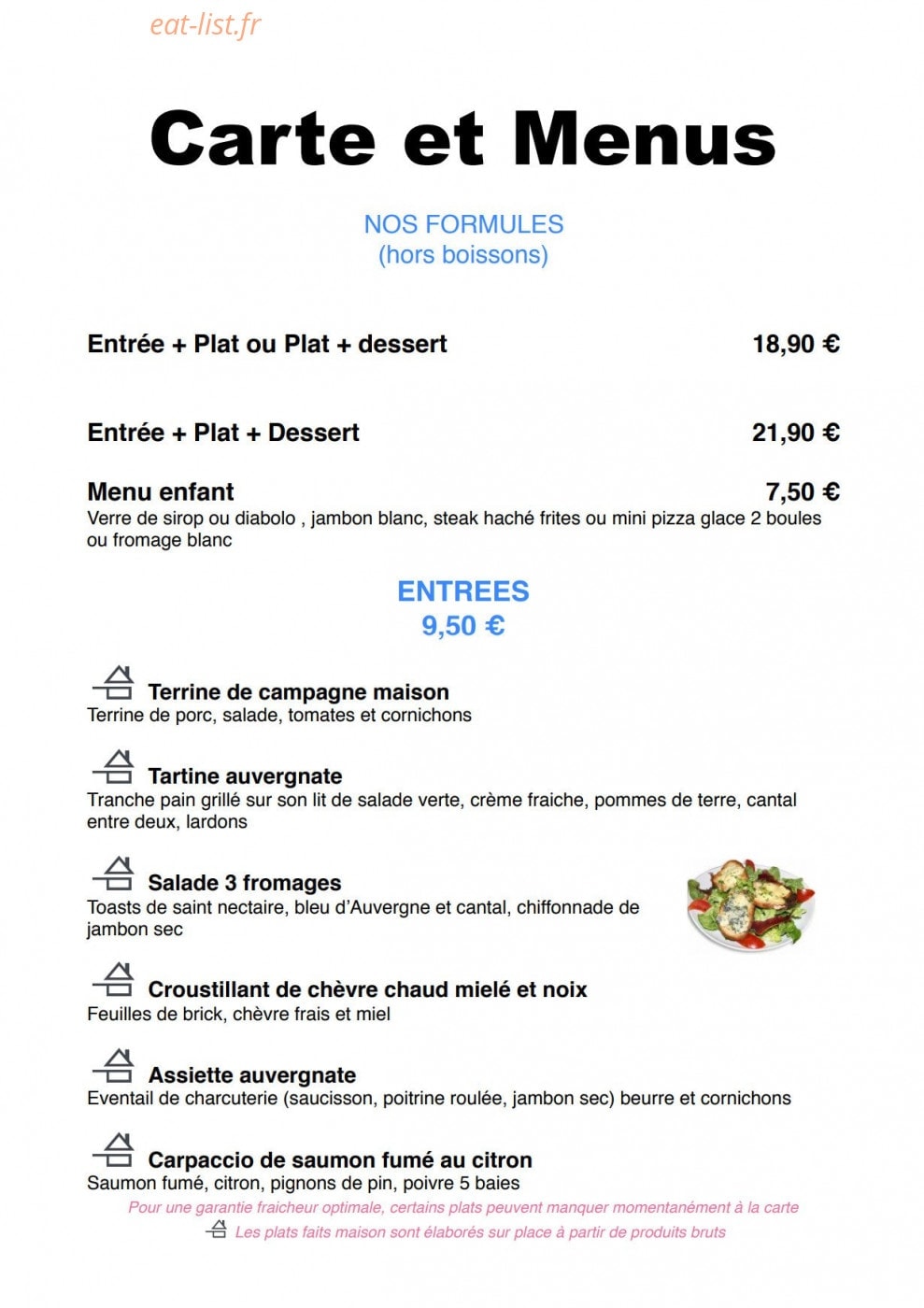 Hôtel de la poste — carte page 1