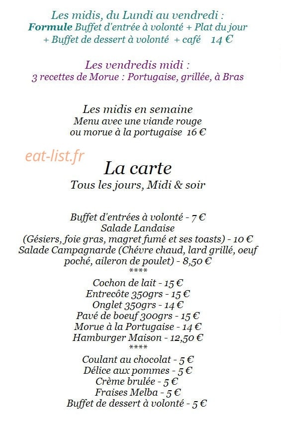 La grange — carte page 1