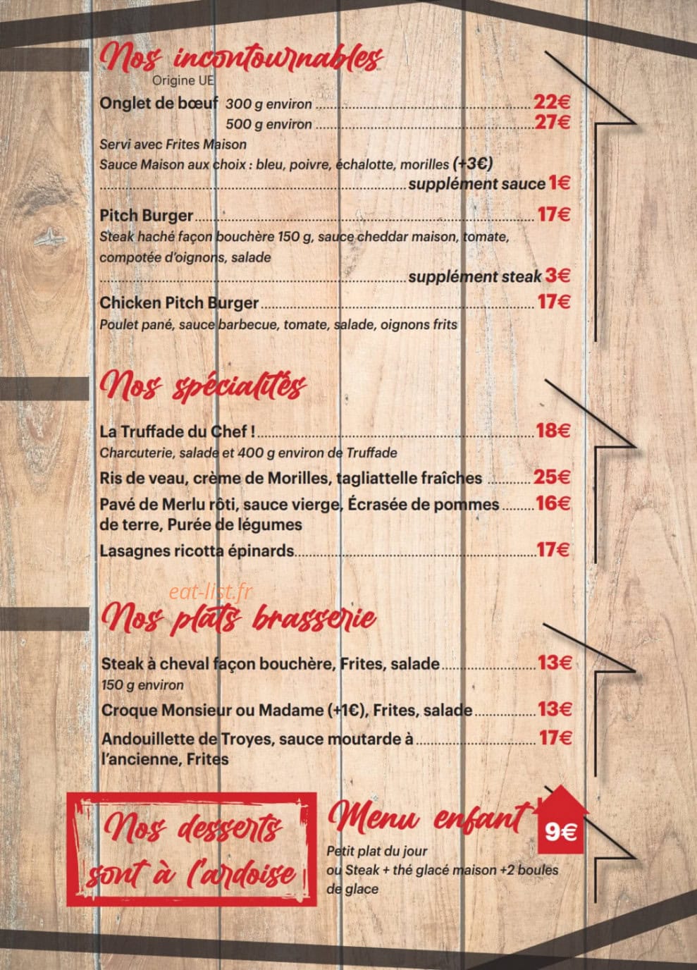 La Maison Rouge — carte page 2