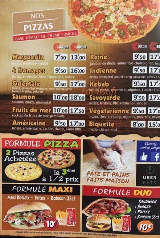 Saveurs de Cébazat — carte page 3