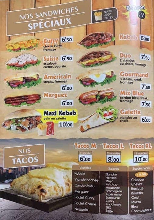 Saveurs de Cébazat — carte page 2