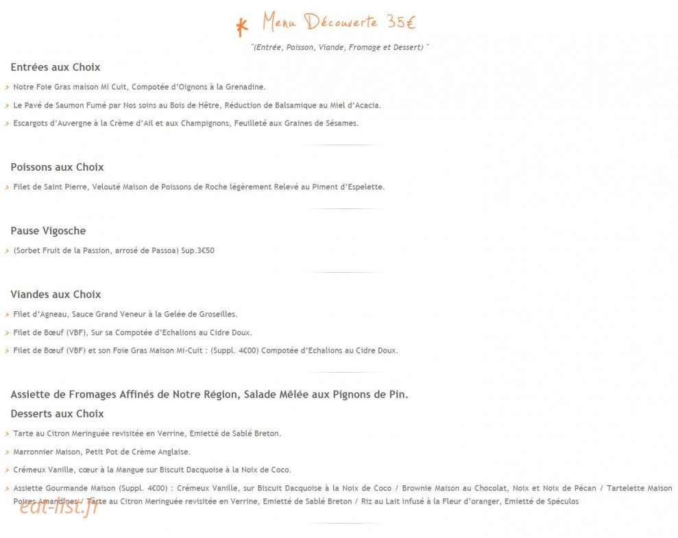 Le Vigosche — carte page 7