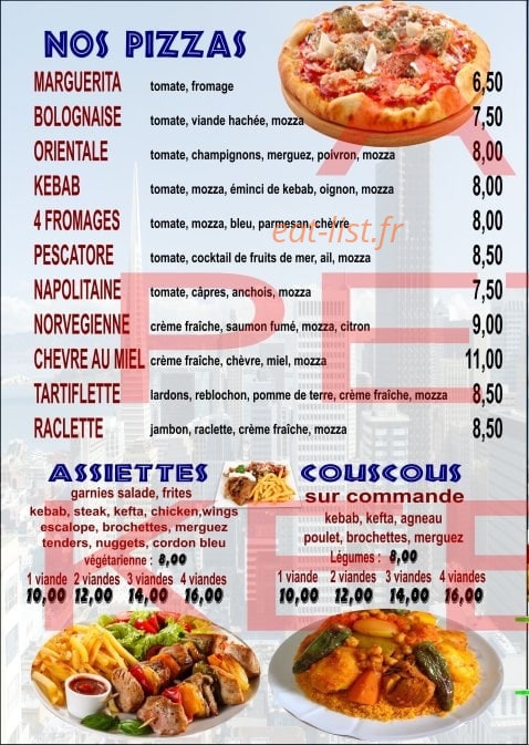 Au Petit Kebab — carte page 4