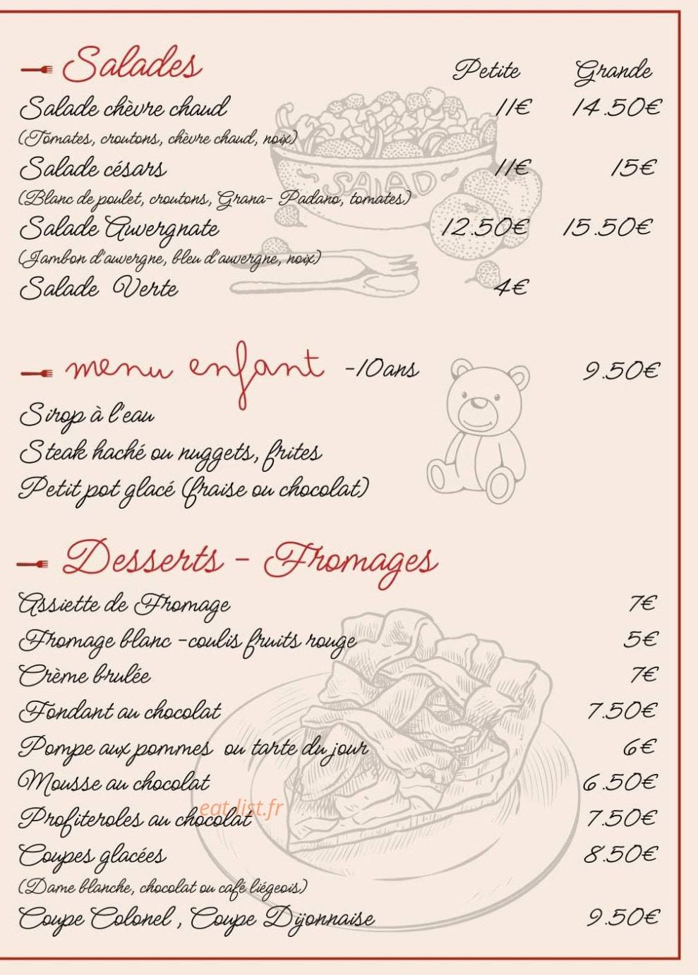 L'Escale — carte page 2