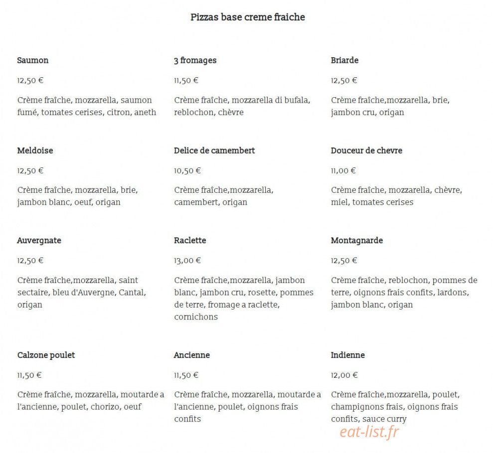 Pizzeria Villa Regina — carte page 2