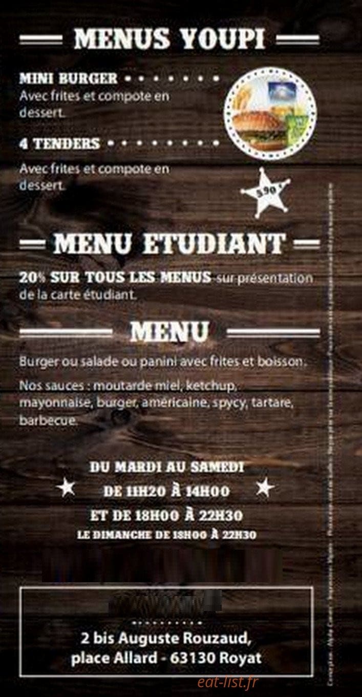House Burger — carte page 3