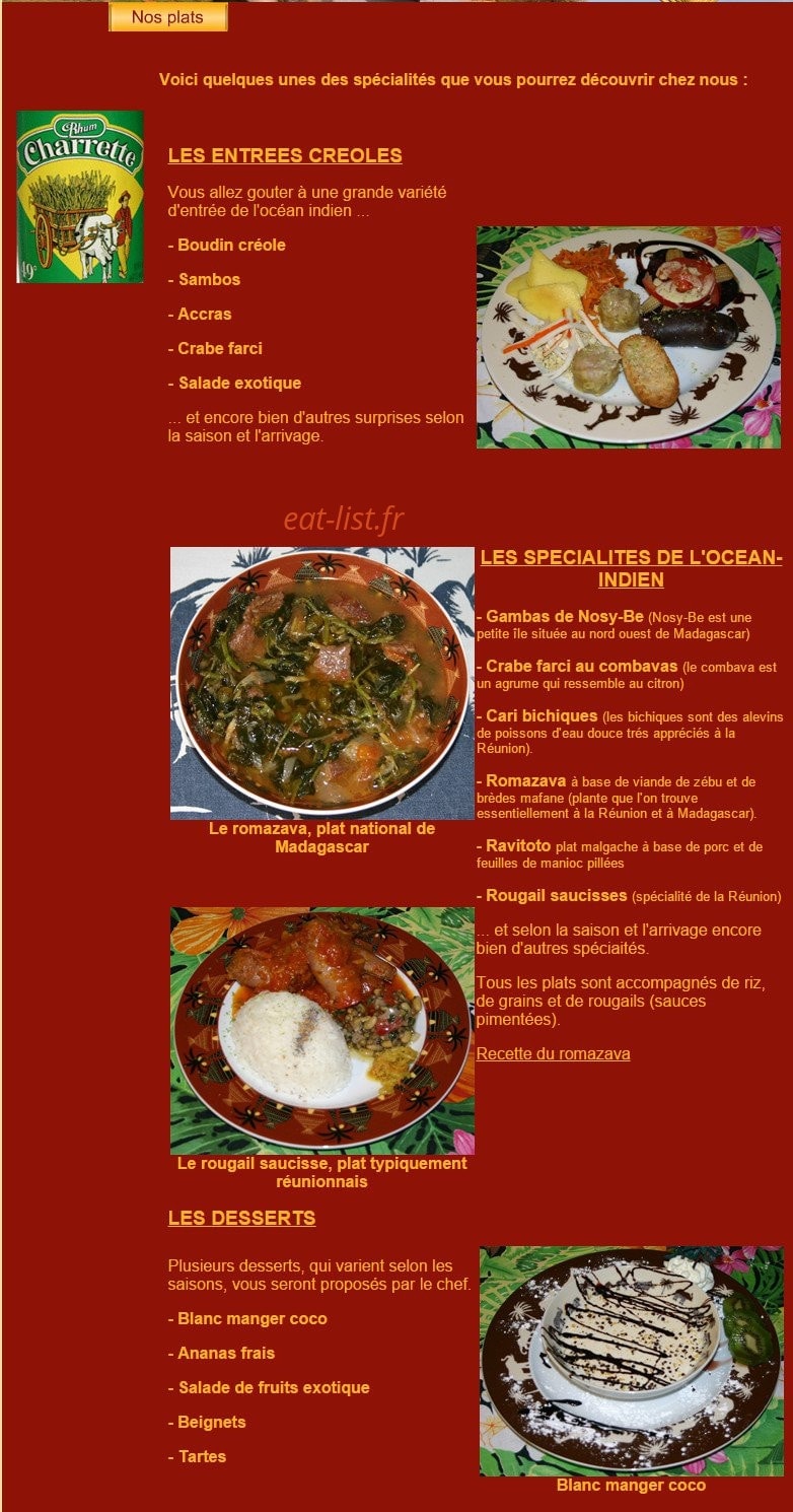 L o de source Créole — carte page 1