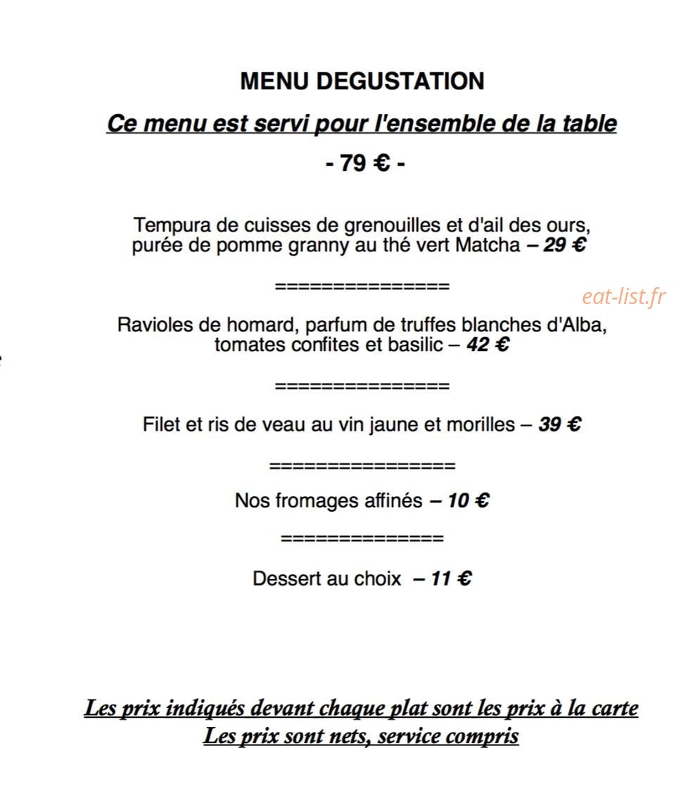 La belle Meunière — carte page 2