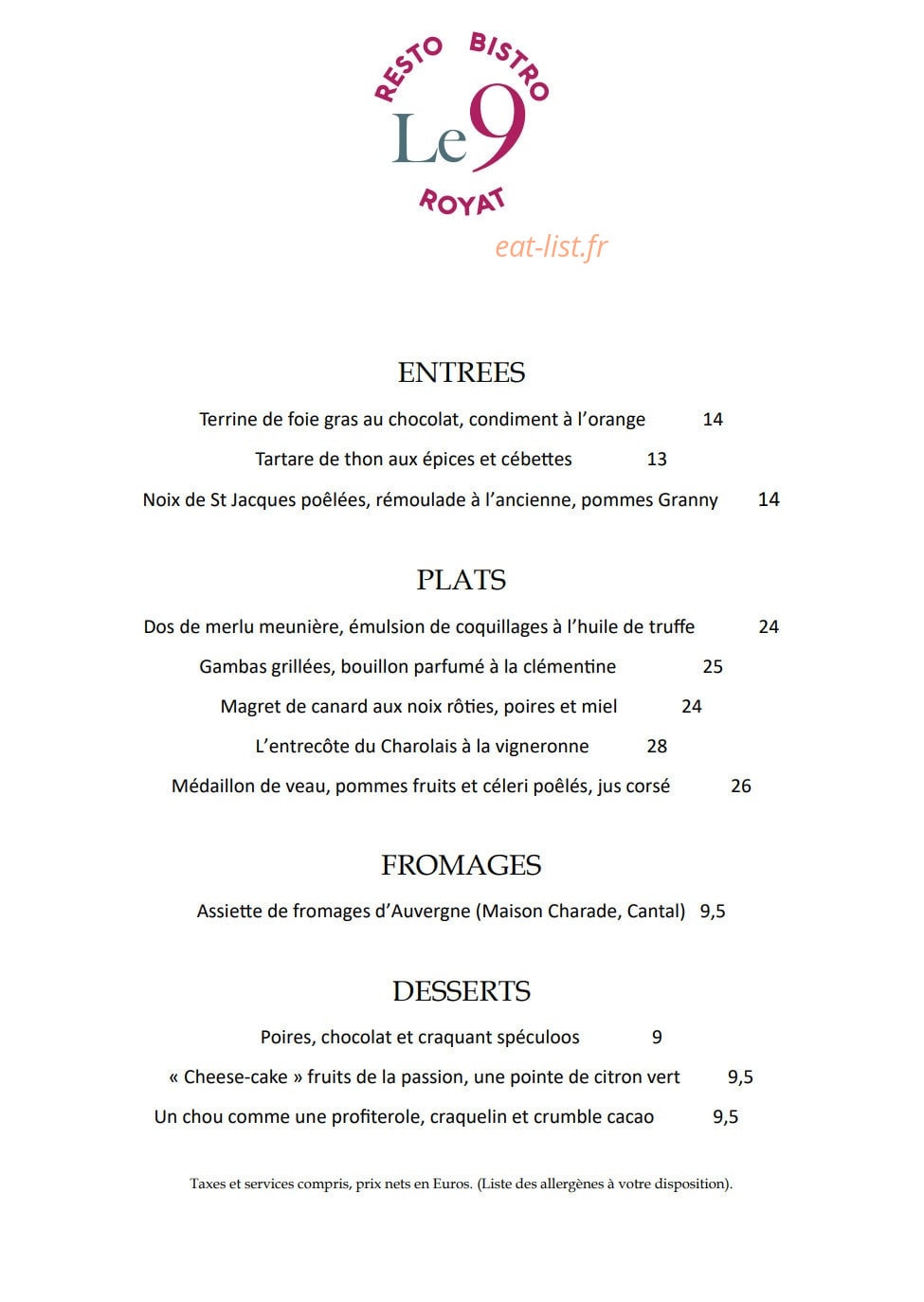 Le 9 — carte page 1