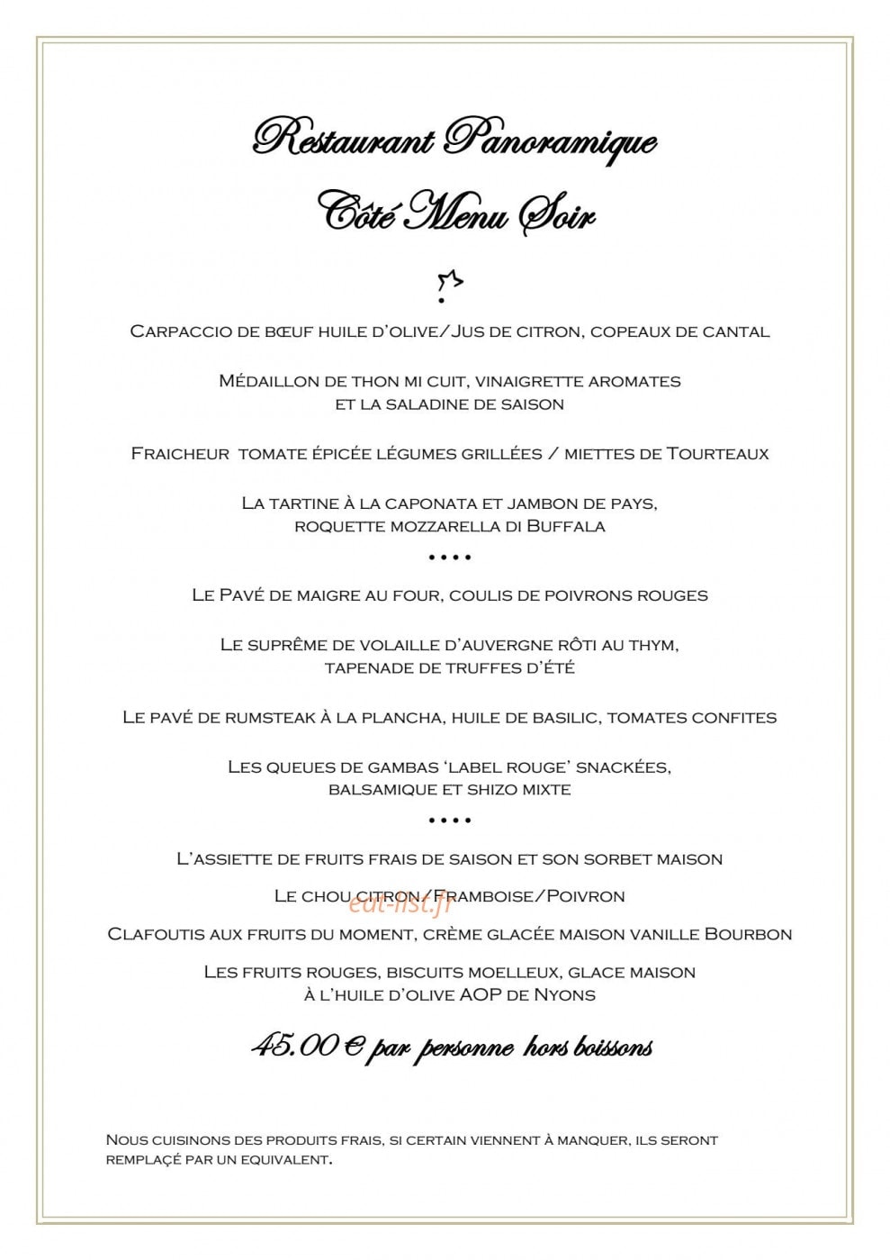 Le Princesse Flore — carte page 3