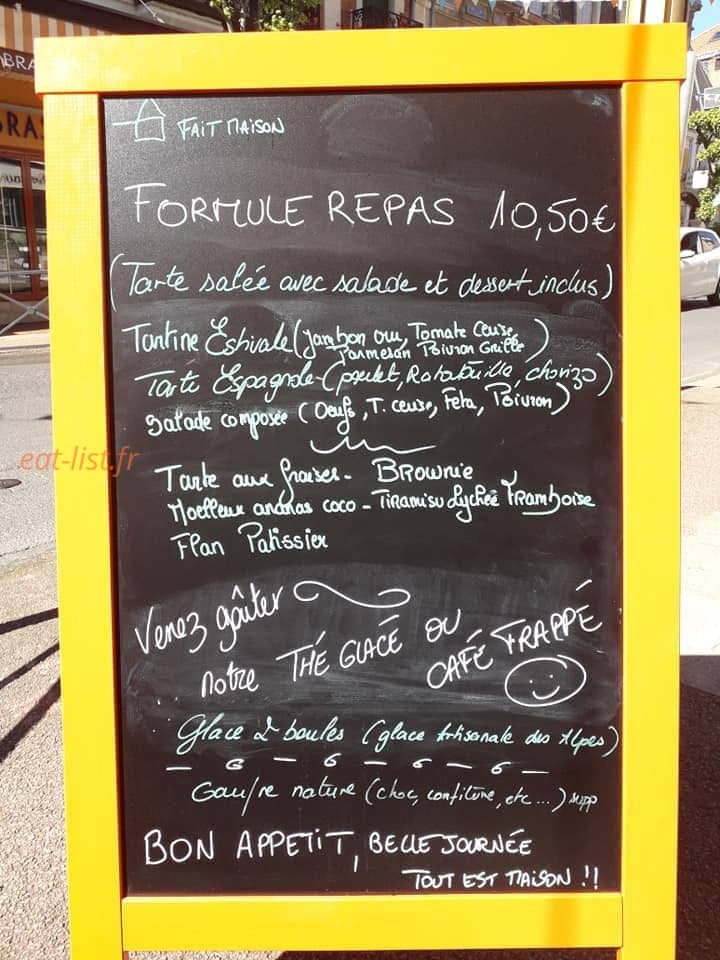 Thé ô café — carte page 1