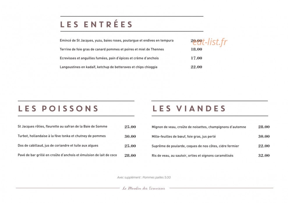 L' Amuse Bouche — carte page 5