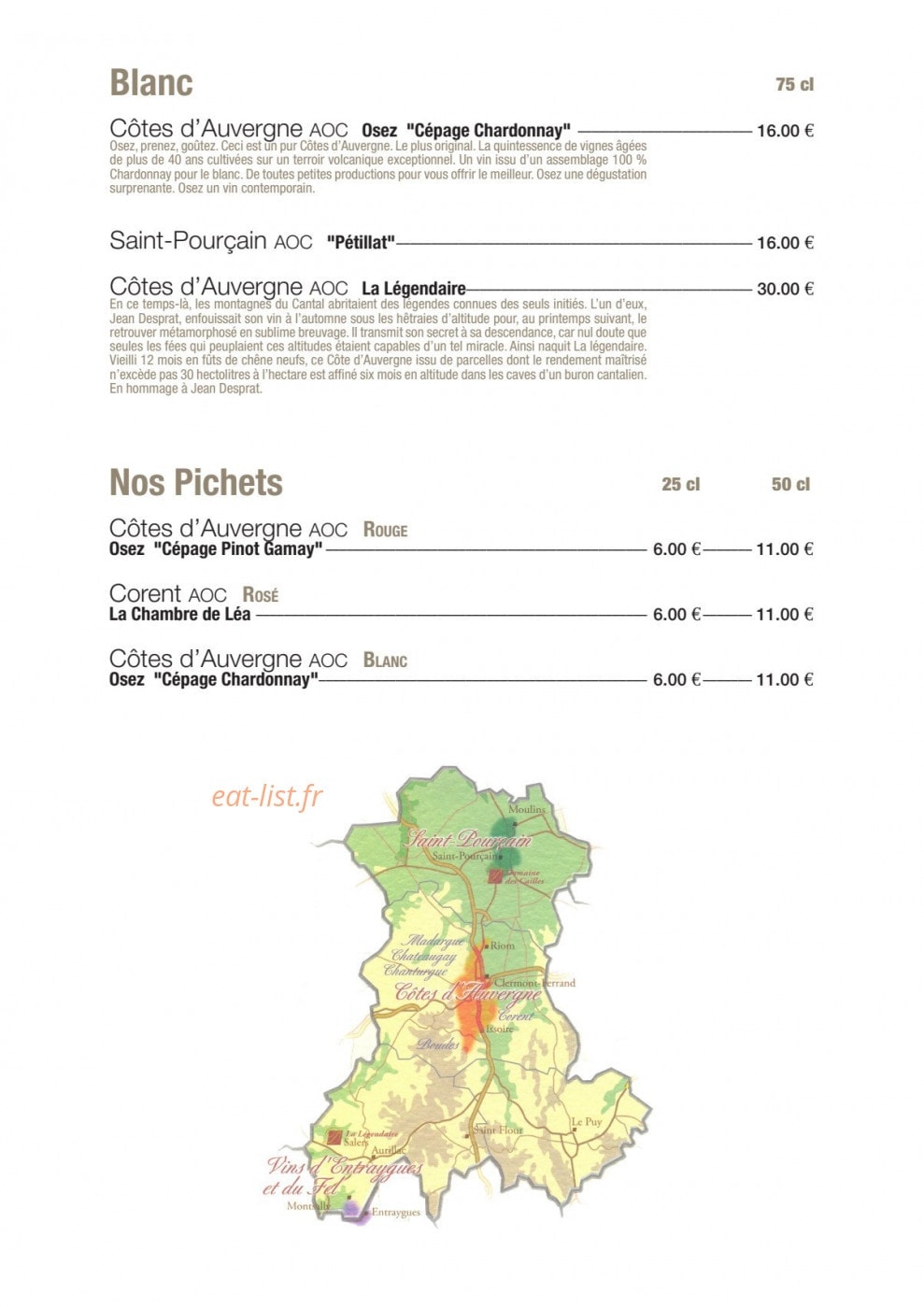Les Secrets d’Epona — carte page 9